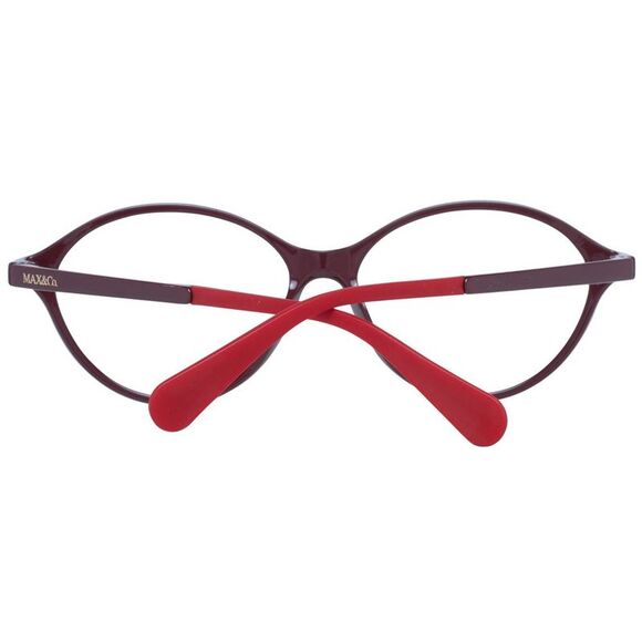 Max & Co Round Eyeglasses MA1047119 Women Burgundy Frames - Picture 3 of 3
